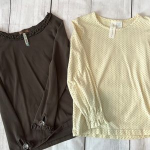 2 Matilda Jane Blouses